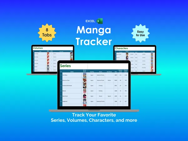 Manga Tracker - Excel