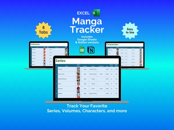 Manga Tracker - Excel