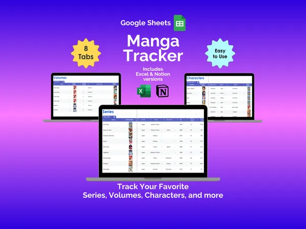 Manga Tracker - Google Sheets