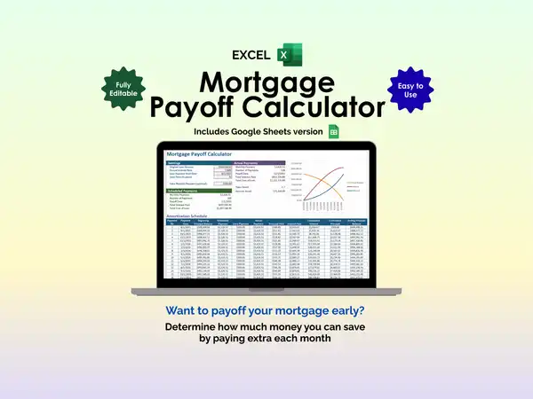 Mortgage Payoff Calculator - Excel