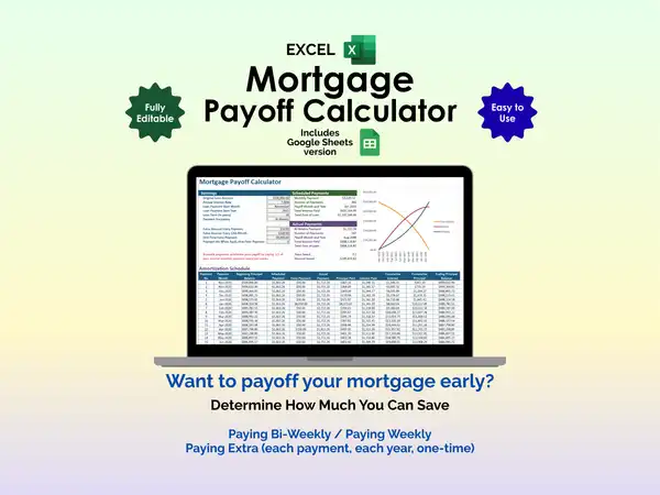 Mortgage Payoff Calculator - Excel