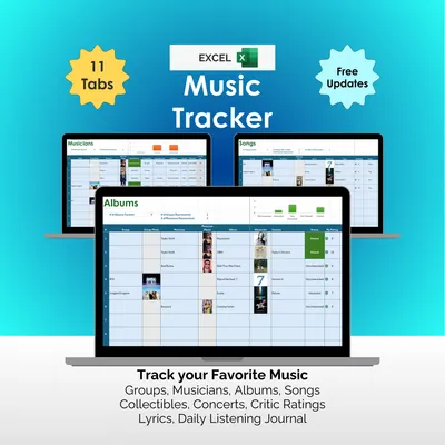 Music Tracker - Excel