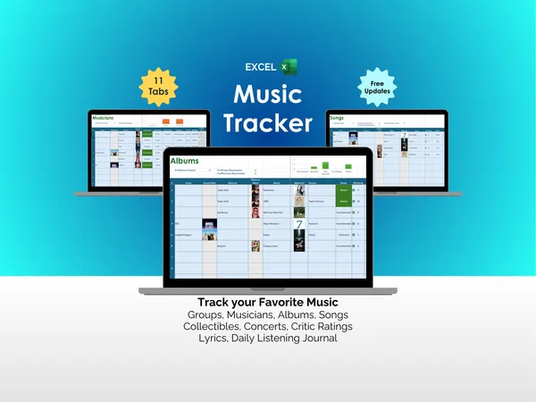 Music Tracker - Excel