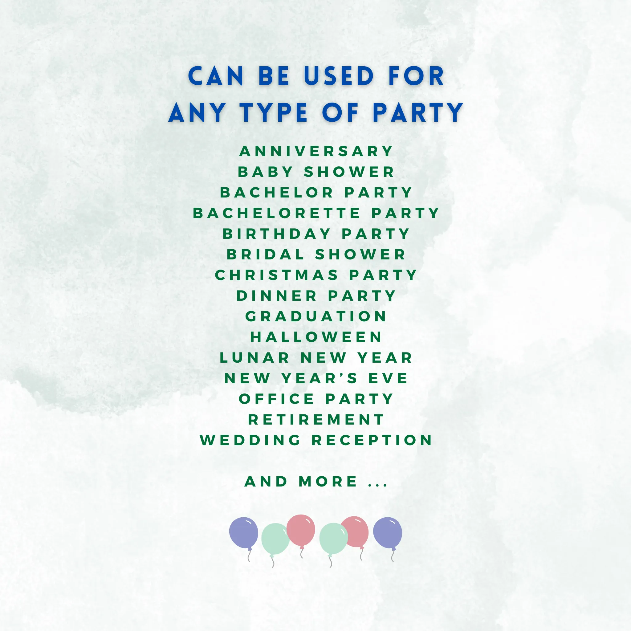 Party Planner - Excel - Options