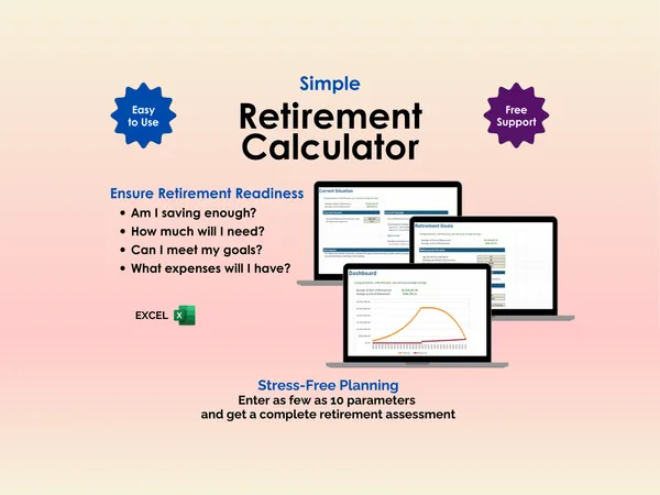 Retirement Calculator - Excel