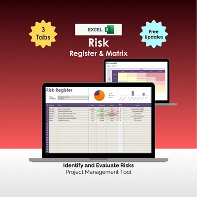 Risk Register and Matrix - Excel