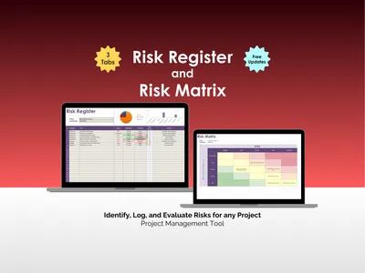 Risk Register and Risk Matrix - Excel