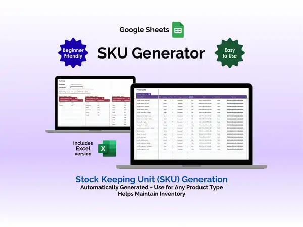 SKU Generator - Sheets