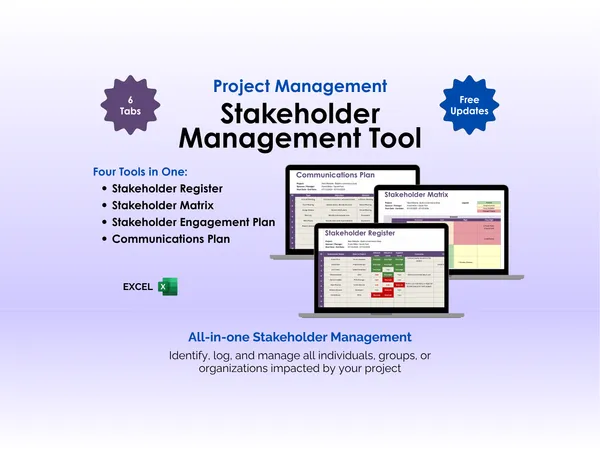 Stakeholder Management Tool - Excel