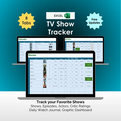 TV Show Tracker - Excel