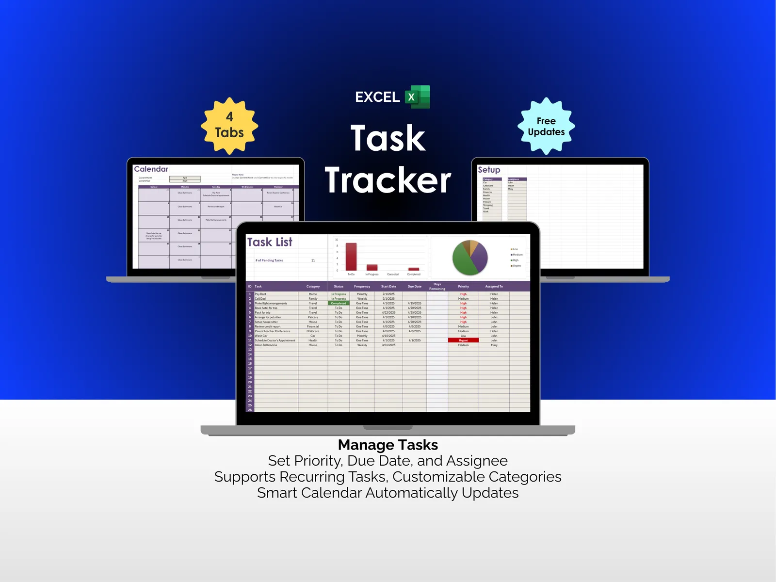 Task Tracker - Excel