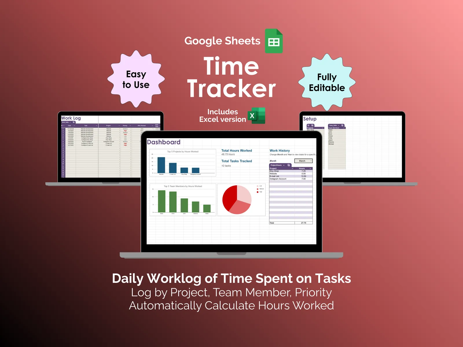 Time Tracker - Sheets