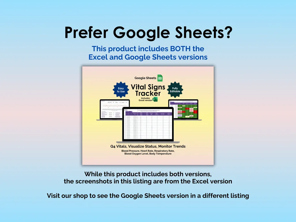 Vital Signs Tracker - Excel - Other