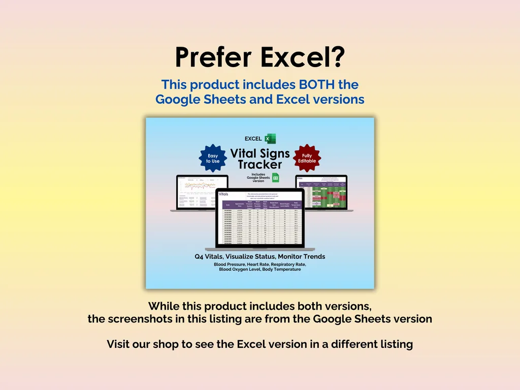 Vital Signs Tracker - Sheets - Other